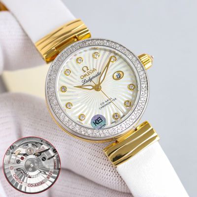 Omega Ladymatic Mechanical Cal.8520/8521 Movement 34*12MM Women Quality Fake Watch